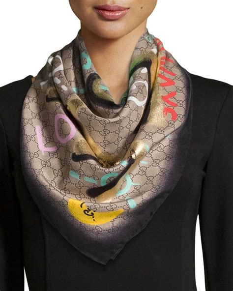 кружевные перчатки gucci|Gucci Scarves and Wraps for Women .